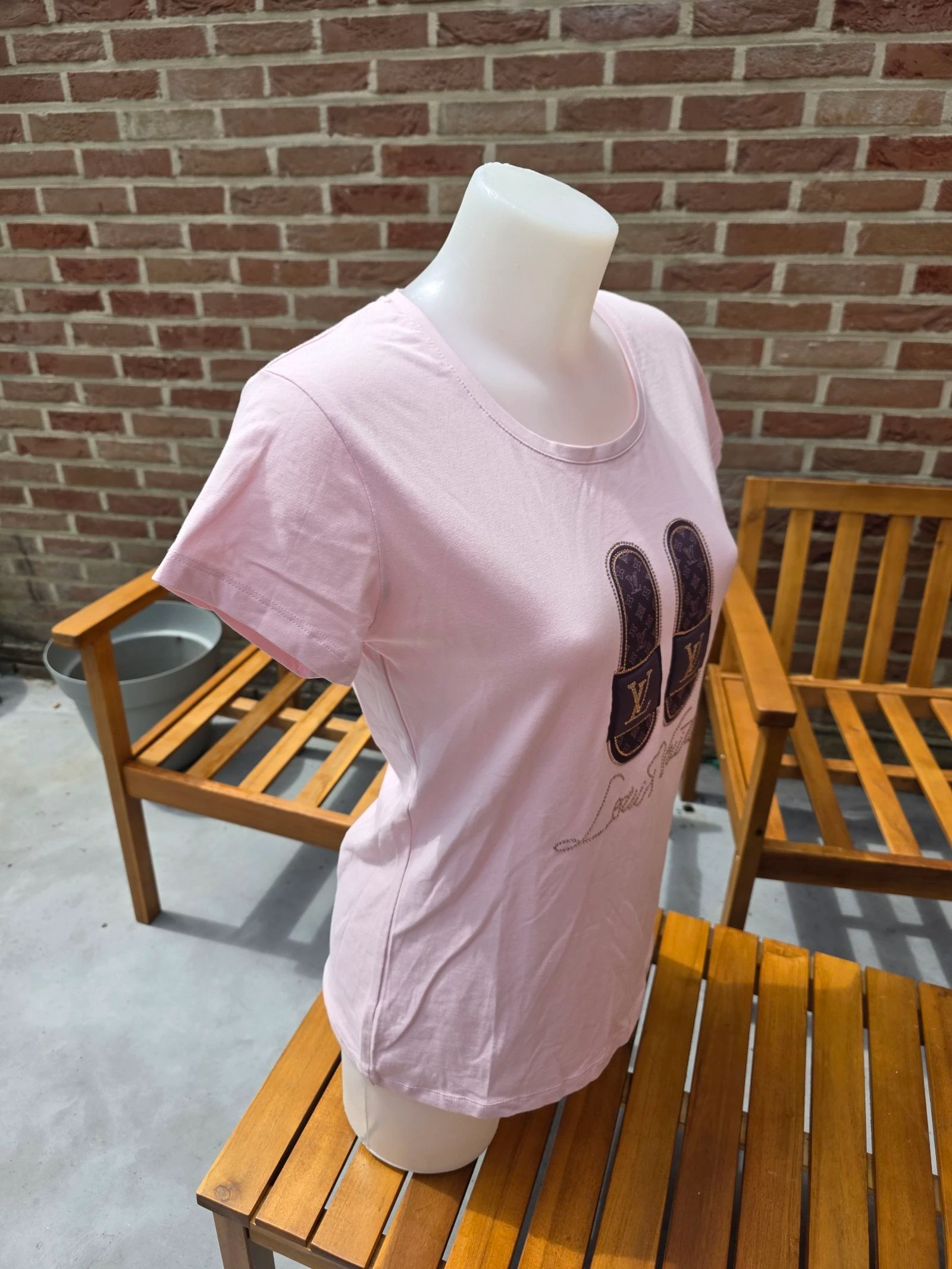 T-Shirt rosa feminina – photo 3